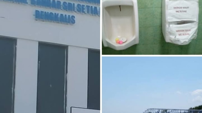 Titian Muhibah 1 : Pelabuhan Internasional itu, Toiletnya Rusak dan Mengeluarkan Bau Busuk.