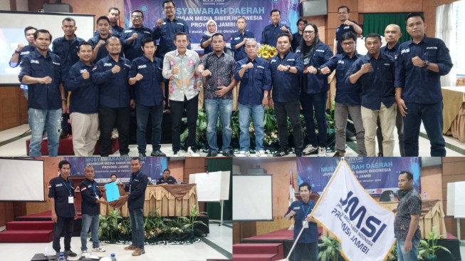 Maskun Sopwan Terpilih Aklamasi Pimpin JMSI Jambi Periode 2025–2030