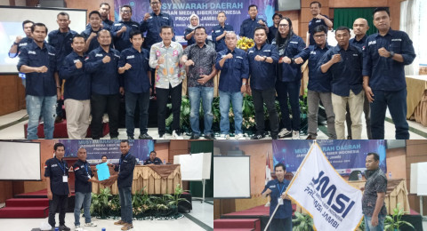 Maskun Sopwan Terpilih Aklamasi Pimpin JMSI Jambi Periode 2025–2030