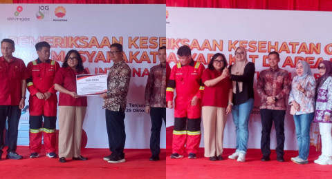 SKK - Migas, PetroChina dan IDI Gelar Pemeriksaan Kesehatan Gratis untuk 230 Warga di Tanjabtim