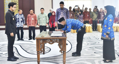 119 PPPK Paruh Waktu Resmi Dilantik, Pemkot Jambi Dorong Birokrasi Makin Efisien