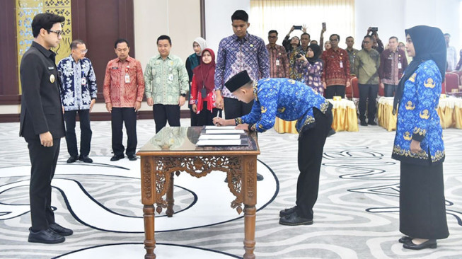 119 PPPK Paruh Waktu Resmi Dilantik, Pemkot Jambi Dorong Birokrasi Makin Efisien