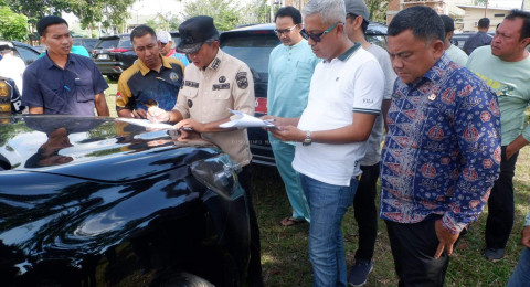 Pemkab Muaro Jambi Gelar Apel Kendaraan Dinas, Tegaskan Komitmen Penertiban Aset Daerah