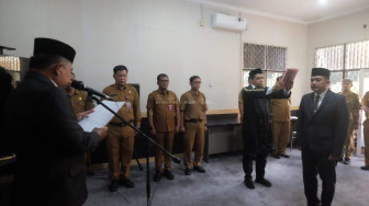 Pelantikan Sekretaris Inspektorat Baru, Sekda Muaro Jambi Ingatkan ASN Jaga Profesionalitas