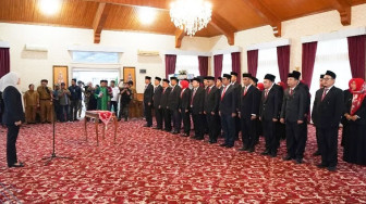 Bupati Dillah Hikmah Sari Lantik 39 Pejabat, Tegaskan Komitmen Bangun Birokrasi Melayani