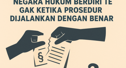 Ketika Prosedur Dilanggar, Negara Hukum Kehilangan Wibawa