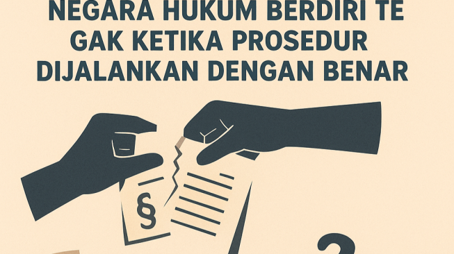 Ketika Prosedur Dilanggar, Negara Hukum Kehilangan Wibawa