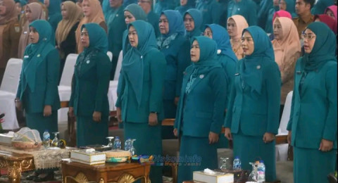 Wakil Ketua TP PKK Muaro Jambi Hadiri HKG ke-53, Novi Astrianti Dilantik sebagai Bunda Literasi