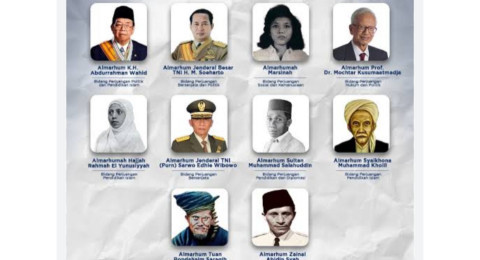 Profil Singkat 10 Tokoh Penerima Anugerah Gelar Pahlawan Nasional Tahun 2025