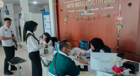Permohonan Paspor di Imigrasi Jambi Meningkat Jelang Natal dan Tahun Baru 2026