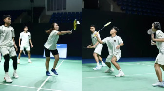 SEA Games 2025: Tim Bulutangkis Indonesia Langsung Adaptasi Arena Latihan di Thailand