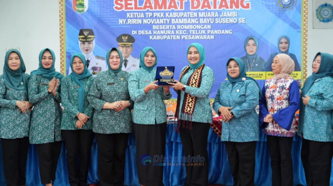 TP-PKK Muaro Jambi Studi Tiru ke Desa Hanura, Pelajari Inovasi Unggulan PKK Pesawaran Lampung