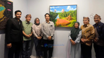 Bupati Muaro Jambi Hadiri Pembukaan Pameran Seni “Ziarah Suvarnadvipa” di Museum Candi Muaro Jambi
