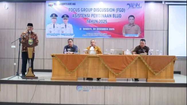 25 BLUD Dibina, Sekda Ajak Pengelola Optimalkan Forum FGD 2025