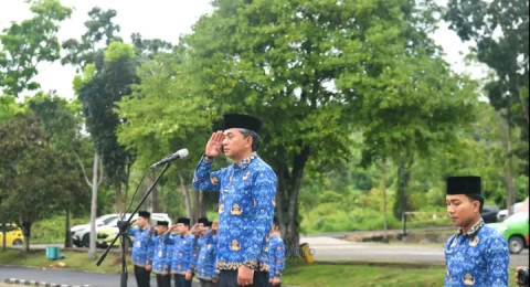 Wakil Bupati Muaro Jambi Pimpin HKN dan HBN ke-77, Tekankan Disiplin dan Semangat Bela Negara
