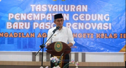 Junaidi Mahir Hadiri Tasyakuran Renovasi Gedung Pengadilan Agama Sengeti