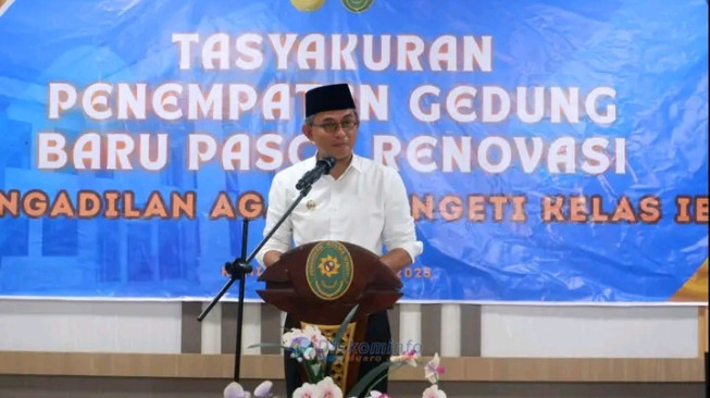 Junaidi Mahir Hadiri Tasyakuran Renovasi Gedung Pengadilan Agama Sengeti