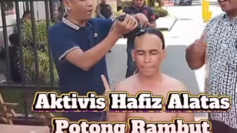 Varial Adhi Jadi Tersangka, Warga Jambi Bersyukur : Dari Cukur Rambut Hingga Sujud Syukur dan  Aksi Massa Mendukung Polda.
