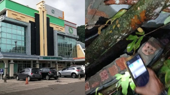 Breaking News: Tembok Pagar RS Arafah Roboh, Timpa Rumah Warga di Solok Sipin, Sejumlah Orang Terluka