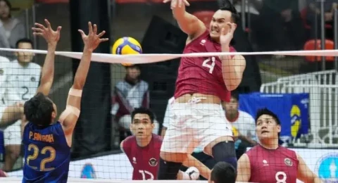 Voli Putra Indonesia Harus Puas dengan Perak Usai Tumbang Dramatis dari Thailand di Final SEA Games 2025