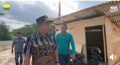 Enam Hektar Lahan untuk Koperasi Merah Putih Desa Sungai Gelam, BBS : Pembangunan Tahap Merakit Pembesian untuk Pondasi.