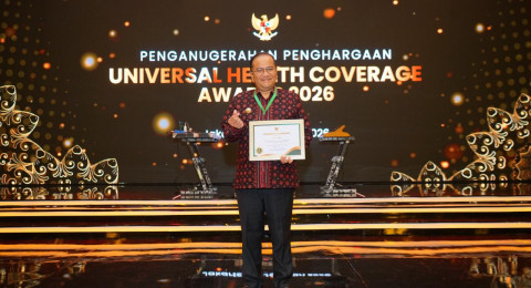 Komitmen Dukung JKN, Wali Kota Jambi Terima Penghargaan UHC Awards 2026