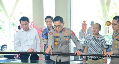 Kapolda Jambi Tinjau Lokasi Pembangunan Gerai Samsat Polres Muaro Jambi di Kawasan CRC