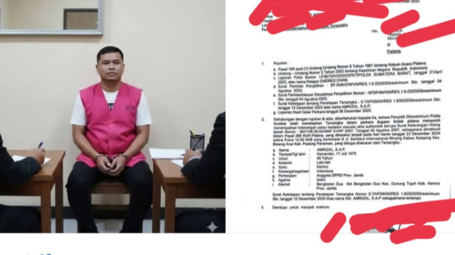 Menunggu Keberanian Kejaksaan Tinggi  Sumbar Menahan Amrizal.???.