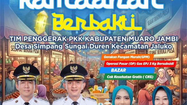 Horeee.. Gebyar Ramadhan Berbakti 2026.. Mau Pangan Murah, LPG Subsidi dan Cek Kesehatan Gratis, Catat Tanggalnya