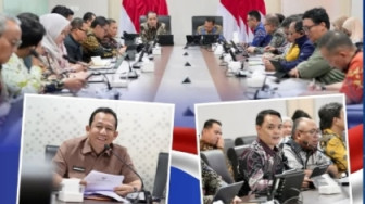 Selesaikan Konflik Lahan Desa Gambut Jaya, Bupati Muaro Jambi Sambangi Kementerian ATR/BPN