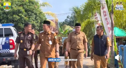 Bupati Muaro Jambi, Bambang Bayu Seno : Pasar Murah Kejari Sangat Membantu Warga Hadapi Lebaran
