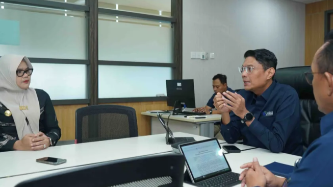 Dilla Sambangi Kementerian Perdagangan Republik Indonesia  Rencana Pembangunan Beberapa Pasar di Kabupaten Tanjung Jabung Timur.