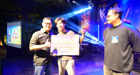 Lomba Stand Up Comedy...Meriahkan Hari Bhayangkara ke-80 di Polda Jambi