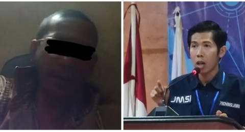 Darsani SH MH, Ngaku Ketua JMSI Provinsi Jambi, Ingin Peras Kepala Yayasan PKBM Mandiri di Desa Semaran, Kecamatan Pauh