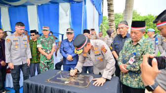 Jembatan Merah Putih Presisi Diresmikan, Pangkas Jarak Tempuh 2 Jam dari Desa Raden Betung dengan Desa Sebrang Betung, Kecamatan Kumpeh.