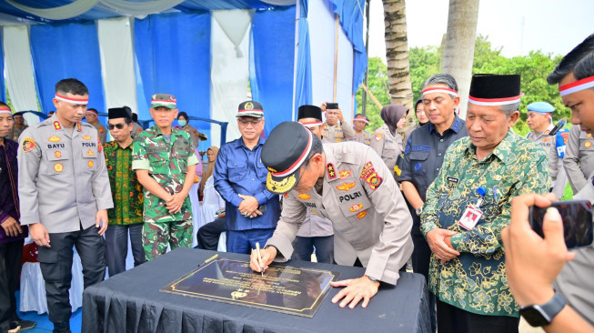 Jembatan Merah Putih Presisi Diresmikan, Pangkas Jarak Tempuh 2 Jam dari Desa Raden Betung dengan Desa Sebrang Betung, Kecamatan Kumpeh.
