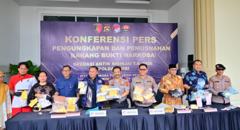 Keren Polda Jambi Ungkap 154 Kasus Narkoba dalam Operasi Antik Siginjai 2026, 236 Tersangka Diamankan... Tapi yang Tidak Tersentuh Masih Ado Pak..?