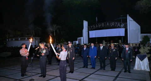 Kapolda Jambi Pimpin Upacara Renungan Suci di TMP Satria Bakti