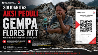 Komunitas Indonesia Peduli Sesama Jambi Gelar Aksi Solidaritas untuk Korban Gempa NTT