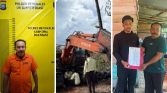 Buka Lahan 20 Hektar Tanpa Izin, Perambah Hutan Produksi di Bengkalis Ditetapkan Jadi Tersangka