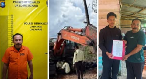 Buka Lahan 20 Hektar Tanpa Izin, Perambah Hutan Produksi di Bengkalis Ditetapkan Jadi Tersangka