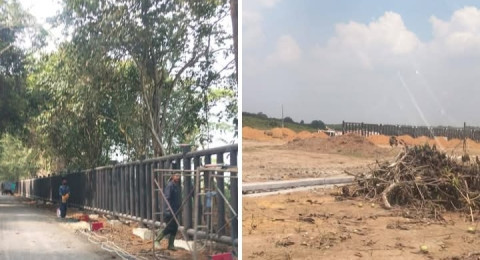 Ingat Penjara Broooo, Proyek Konservasi  Ratusan Miliar Untuk Bangun Pagar Pembatas Way Kambas, Ribuan Pohon Ditebangi Lagi...!!!!