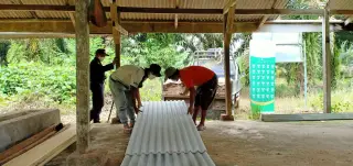Makam Keramat Datuk Amang Kuning dan Ratu Mayang Sari Dipugar