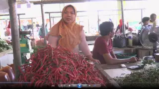 Pedagang cabai di Pasar Angso Duo | IJ