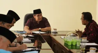 Pertemuan LAM Jambi dengan Bawaslu Provinsi Jambi