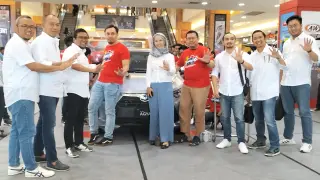 Peluncuran All New Astra Toyota Agya Toyota Agya GR Sport Sport di Jamtos, Sabtu (18/3/2023). Foto Ahmad Muzir
