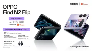 OPPO Find N2 Flip yang segera hadir di Indonesia ( foto: Oppo Indonesia)