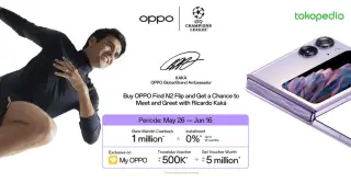 Oppo Indonesia Datangkan Kaka ke Indonesia ( foto: Oppo Indonesia)