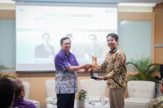 KKP RI berkolaborasi dengan BINUS Graduate Program dan Universitas Padjadjaran mengadakan Diskusi Terbuka. ( Foto: Bonus)