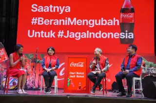 Coca-Cola Europacific Partners Luncurkan Botol Plastik PET Daur Ulang (PE). ( Foto: CCEP)